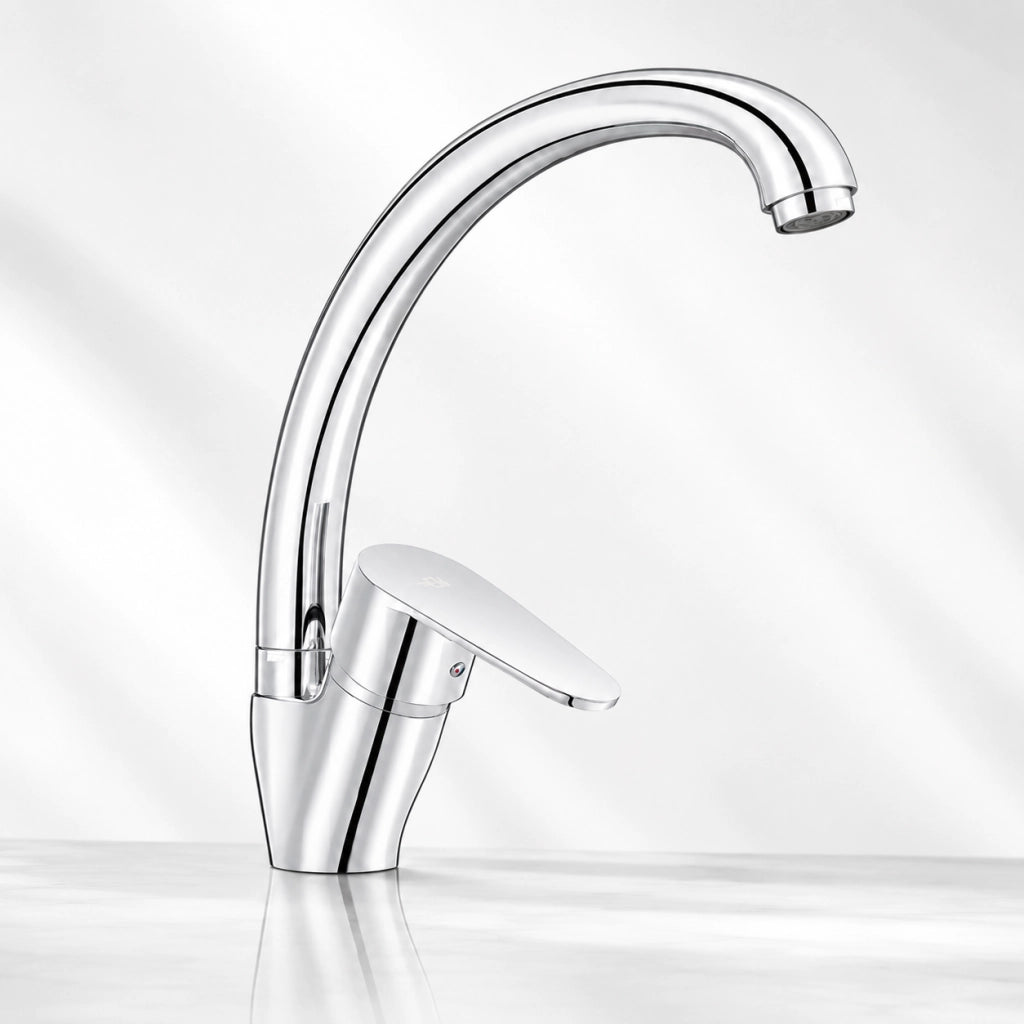 MISCELATORE MONOCOMANDO LAVELLO CANNA ALTA SERIE LIZZY- Cromo- DH- pezzi 1