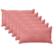 Cuscino con cuscino HOUTEN 6 pz Rosa Velluto 933537