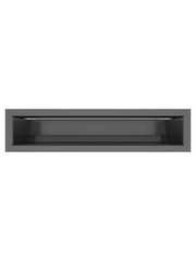 Griglia di ventilazione per camino Nera- Loft 90x400