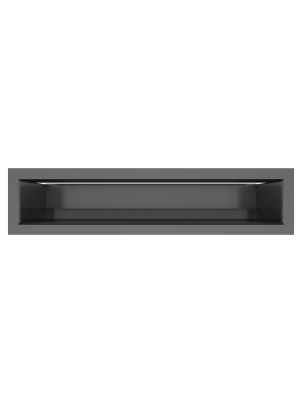 Griglia di ventilazione per camino Nera- Loft 90x400