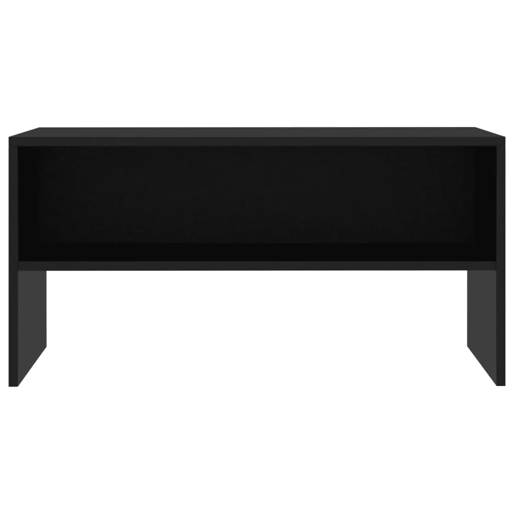 Mobile TV multimediale mensola TV credenza TV sala da pranzo soggiorno camera da letto 80 x 40 x 40 cm legno ingegnerizzato nero 02_0026318
