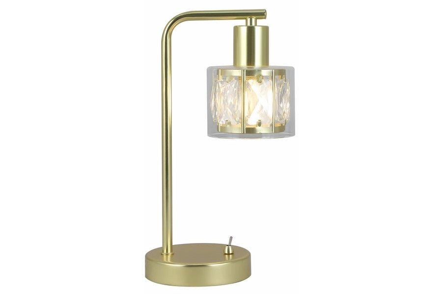Lampada da tavolo oro glamour Elmo 1xE14 40W Reality