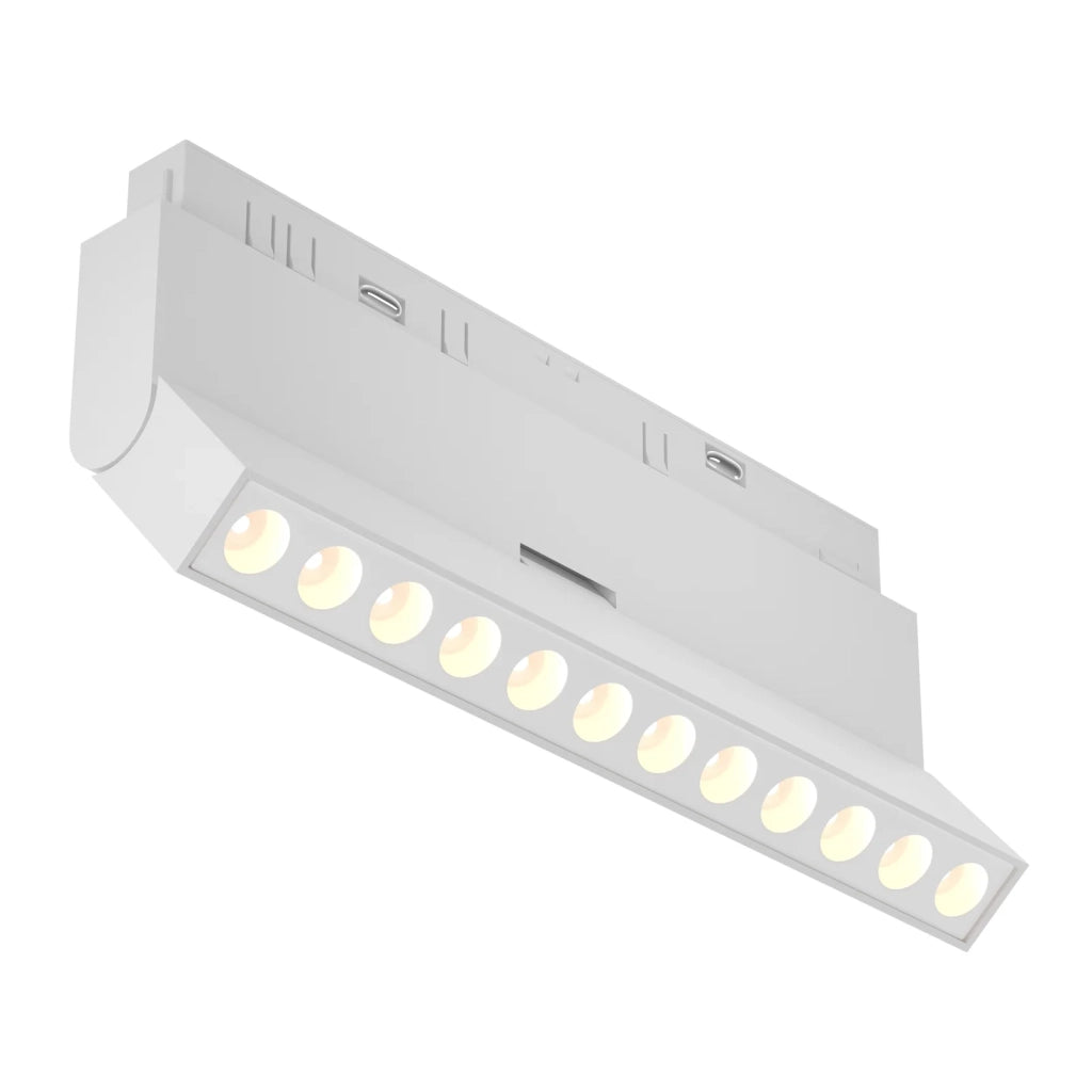 Maytoni Lampada da binario Exility Points rot 1 luce LED integrato bianco alluminio