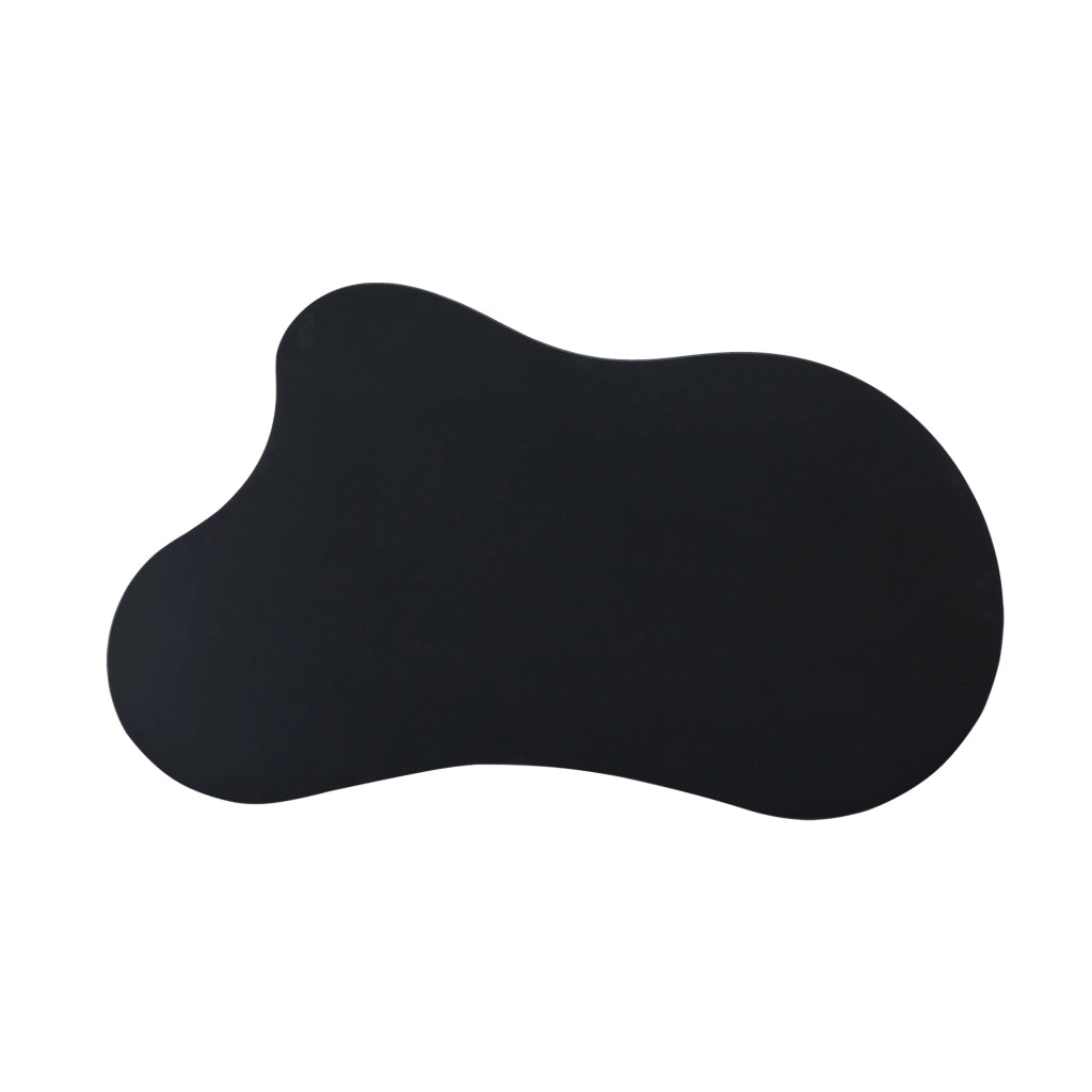 TAVOLINO da caffè a forma di nuvola 107x66 cm MDF nero