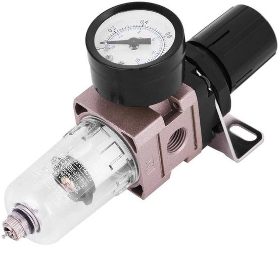 Sistema di Purificazione dell'Aria Superiore - Materiale di Alta Qualità - Regolatore del Filtro - Separatore Olio-Acqua - Imballaggio Riciclabile - Resistente alle Alte Temperature - Copertura di Osservazione Transparente - Filtro dell'Aria
