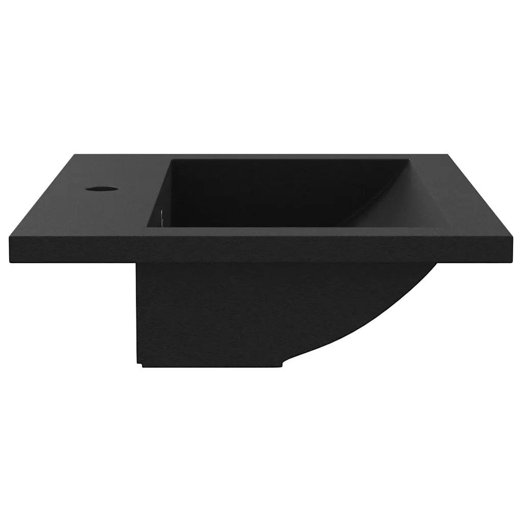 Lavandino in Granito 600x450x120 mm Nero CFW8701484