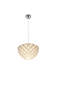 Lampada a Sospensione da Interno  E27 in Plastica Bianco