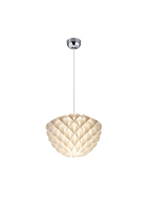 Lampada a Sospensione da Interno  E27 in Plastica Bianco