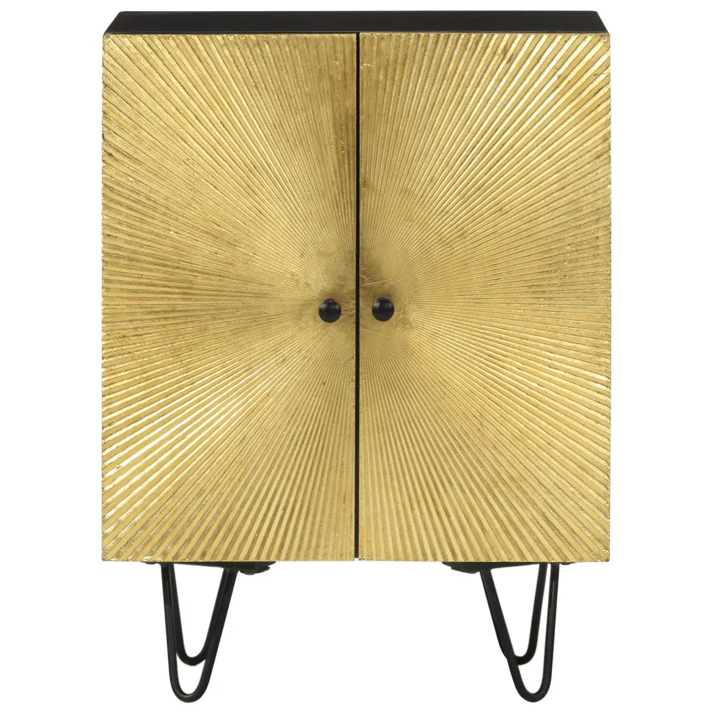 Credenza 55x30x75 cm in Legno Massello di Mango 351623