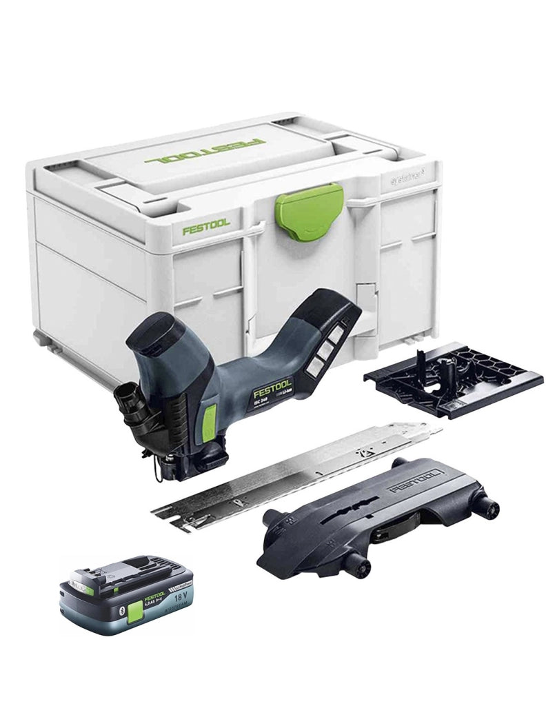 Sega per materiali isolanti FESTOOL ISC 240 EB-Basic (1 x 4,0 Ah + Systainer SYS3 M 237)