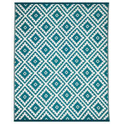 IDMarket - Tappeto per esterni BAHAMAS blu anatra 270 x 370 CM