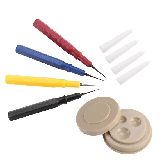 Kit di lubrificazione orologio - Set di oliatori orologio - Attrezzo professionale - 1 Cup di olio - 4 Pennelli di olio - Materiale plastico duraturo