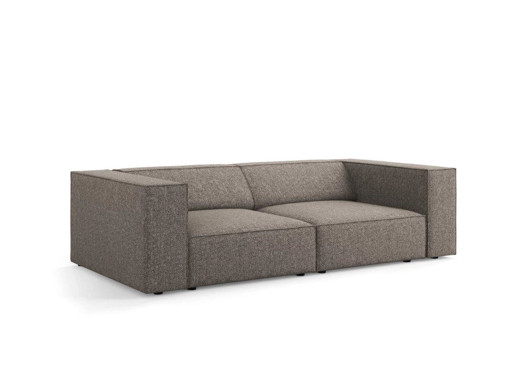 Cosmopolitan Design - Divano "Arendal" 3 posti in ciniglia grigio 