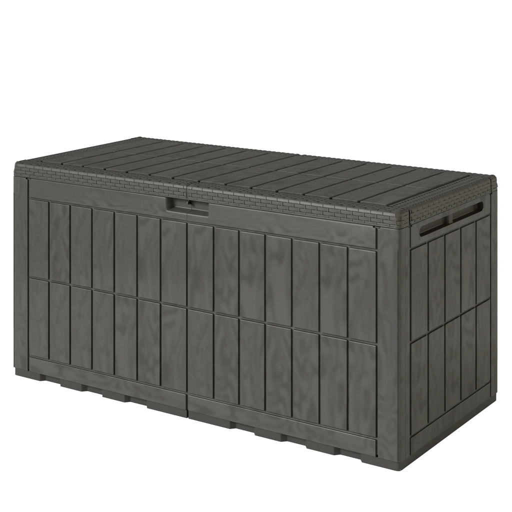 Arc¨®n da Giardino in Resina ¨C zephmum ¨C 440L Antracite con Tapa Bloqueable