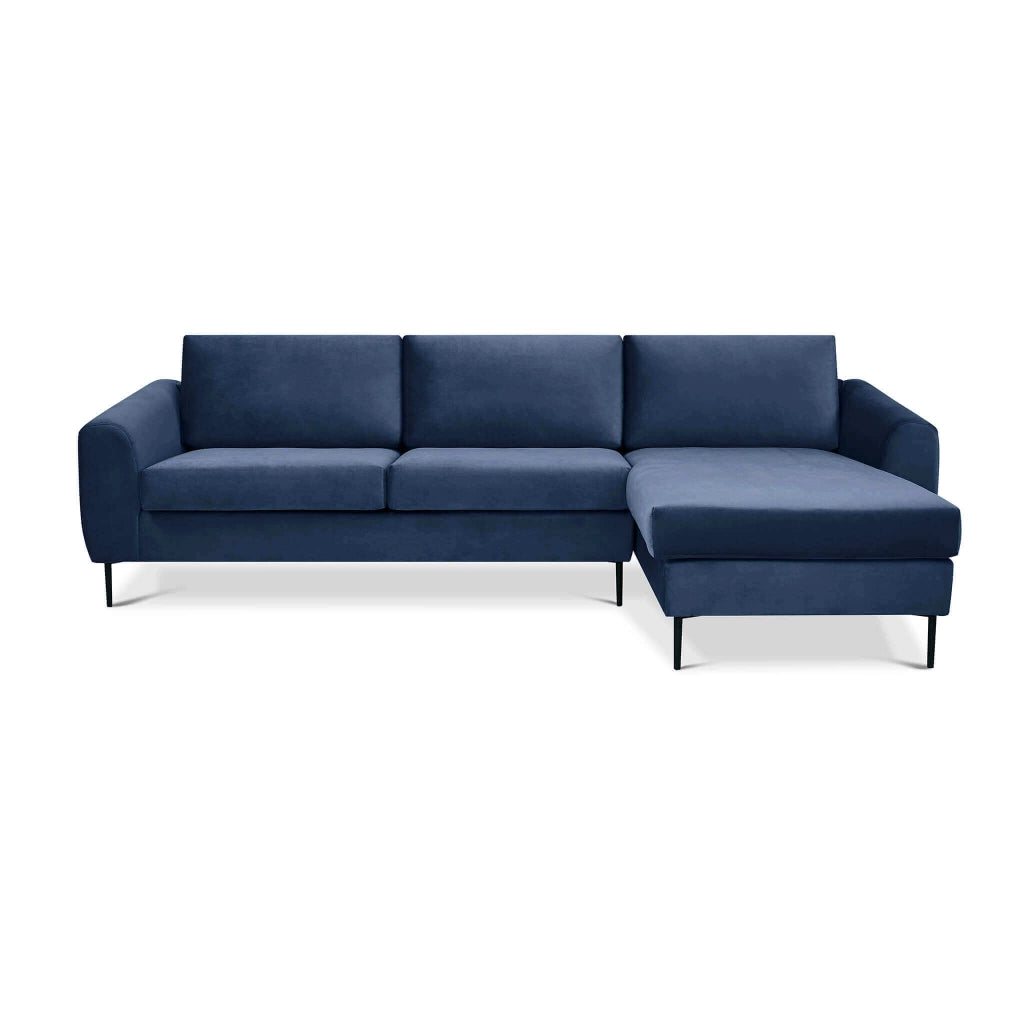 Divano moderno con chaise lounge in Tessuto cm 181x96x84 - RIKI