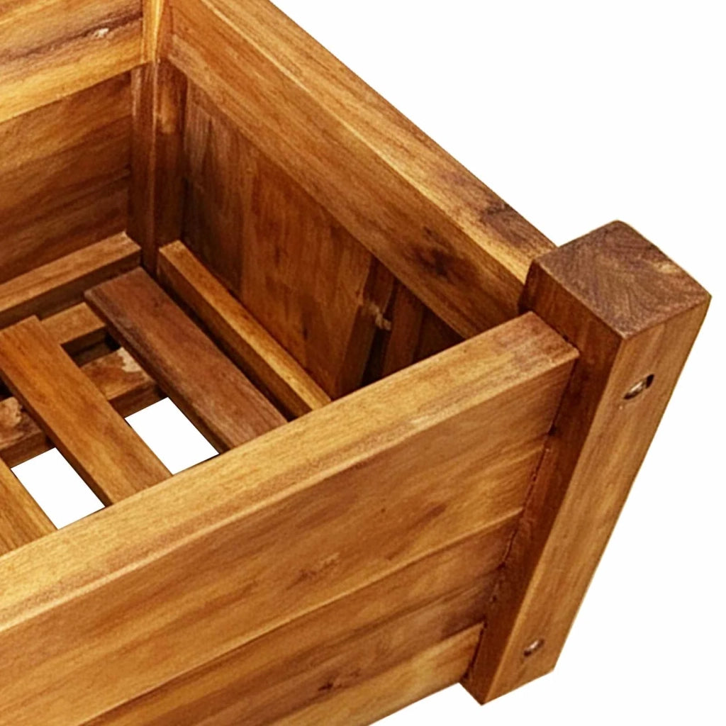 Letto Rialzato da Giardino in Legno di Acacia 50x25x25 cm 42565