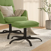 Poggiapiedi Verde Chiaro 60x60x39 cm in Velluto cod mxl 60394