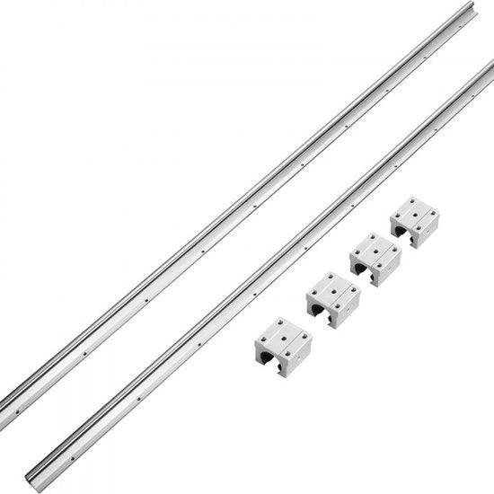Geleiter lineare 2 pezzi SBR16-1500mm in acciaio di carbonio con guida in alluminio SBR16UU blocco di guida lineare lager a sfere lineare