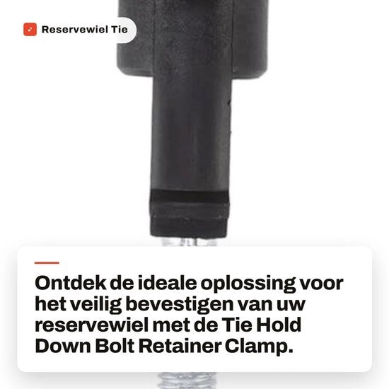 Reservewiel universale - Onderdelen holder - Reservewiel asse - Materiale metallo - Numero di articolo 74652 SDA 003 - Alta qualità - Asse del cerchione