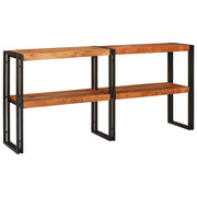 Tavolo consolle 160x33x75 cm acacia grezza solida