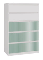 Cassettiera MALWA M5 ARTESO menta menta per camera e soggiorno