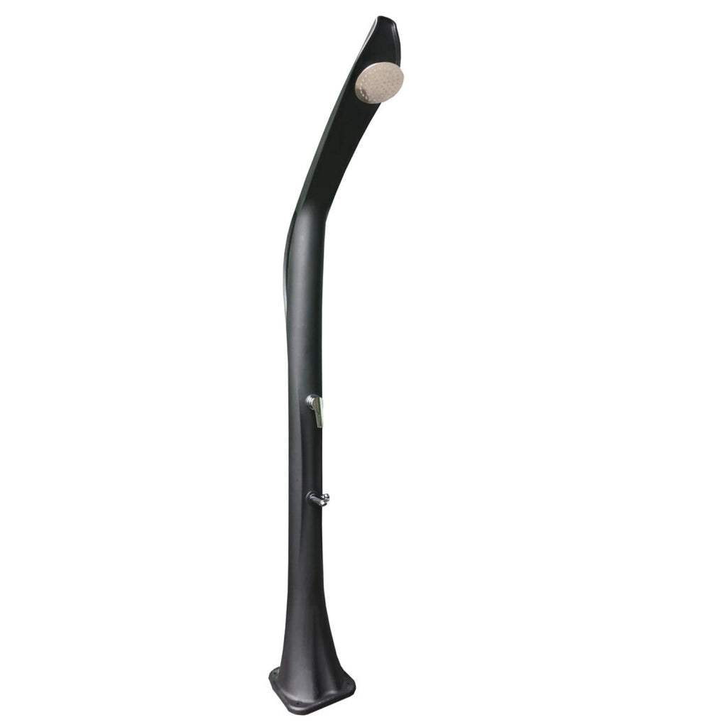 Colonna solare da esterno piscina in HDPE Sphera Materiale: Plastica (HDPE), Colore: Nero