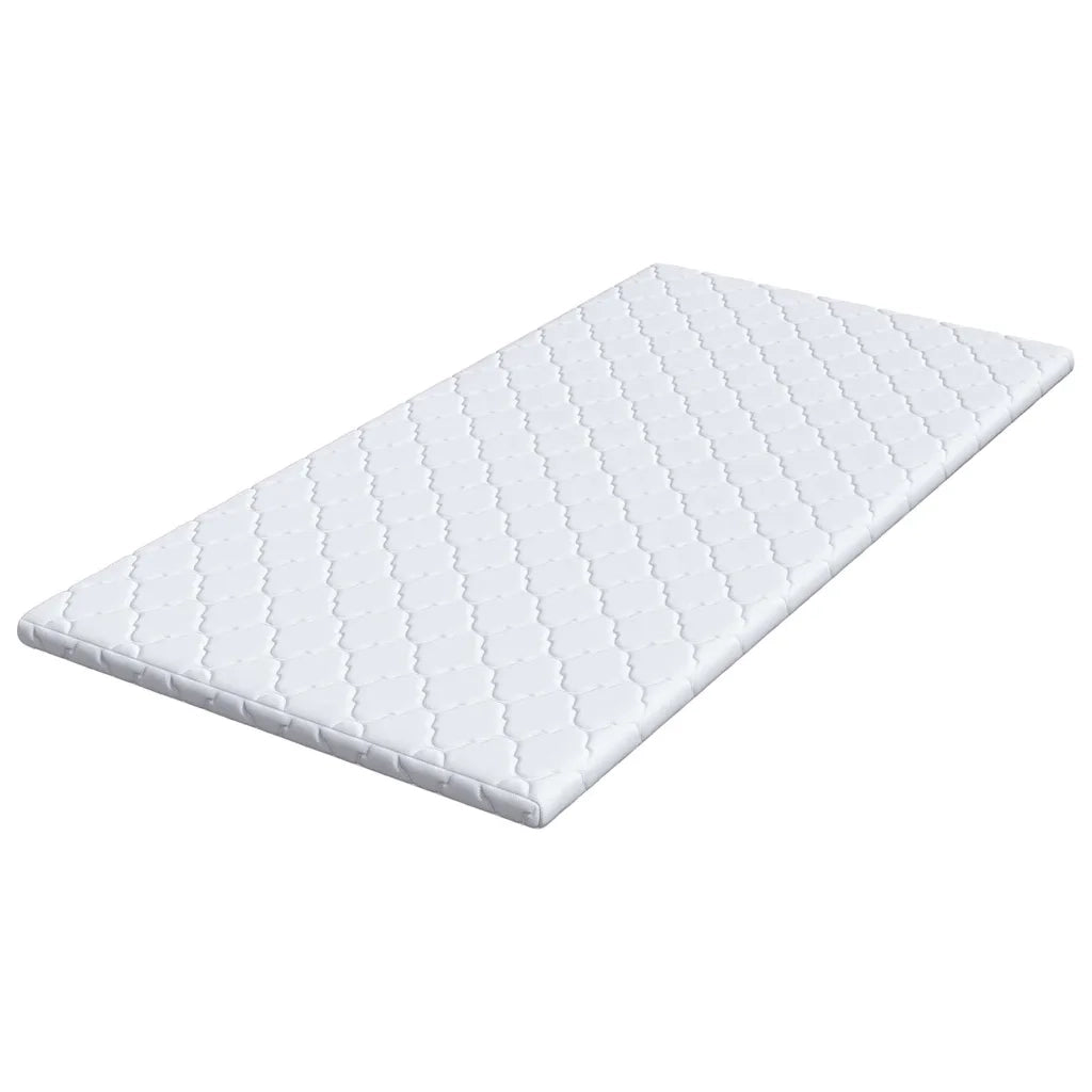 Topper al cocco Bianco 100 x 200 cm Tessuto Jacquard CFW7701031