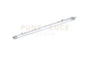 PLAFONIERA STAGNA LED ATLANTIC SILVER 1 LUCE ATTACCO T8 INCLUSO IP65 120CM 4000K 1820LM 18W