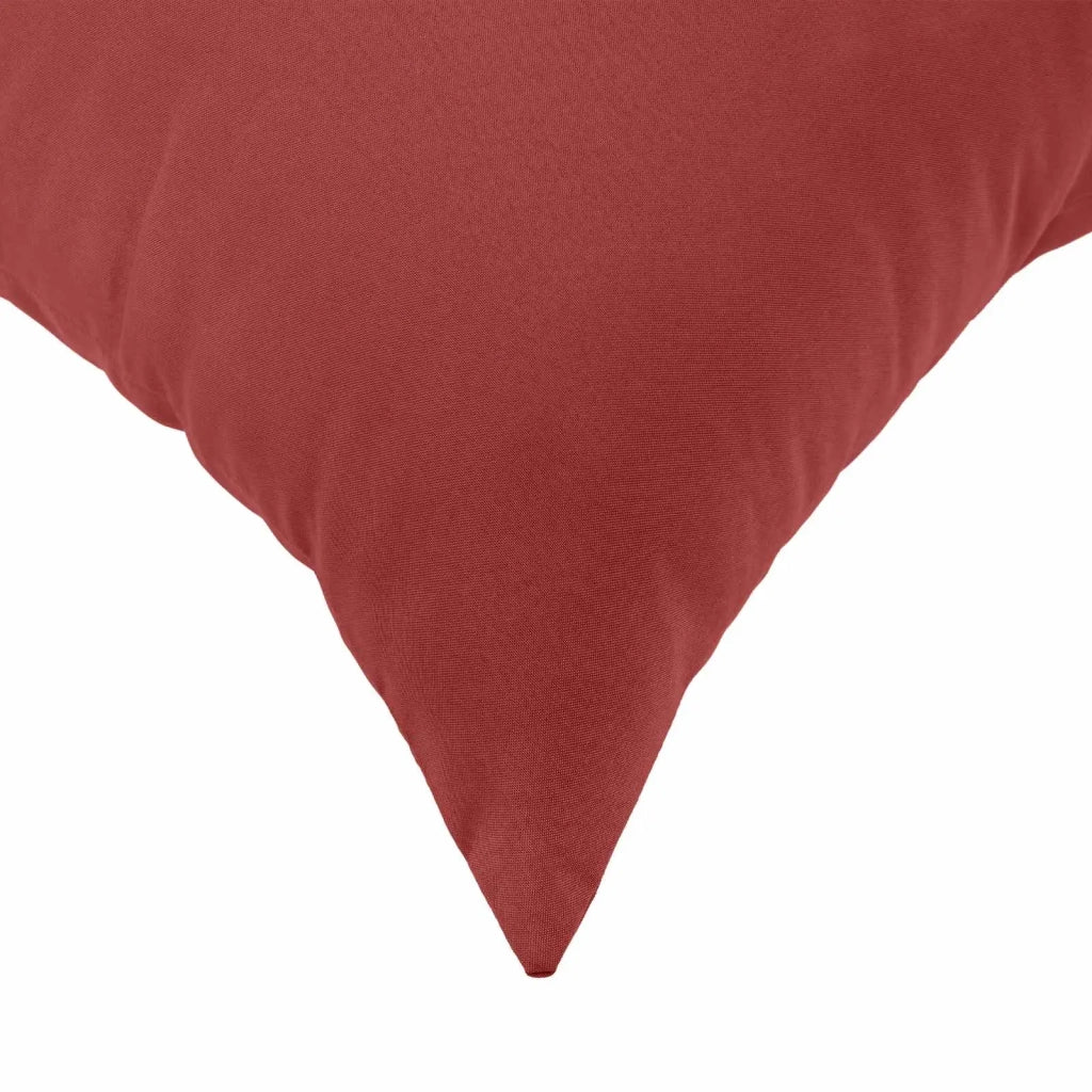 Federa 2 pcs HEERLEN Rosso Vino 40 x 40 cm Poliestere 908596