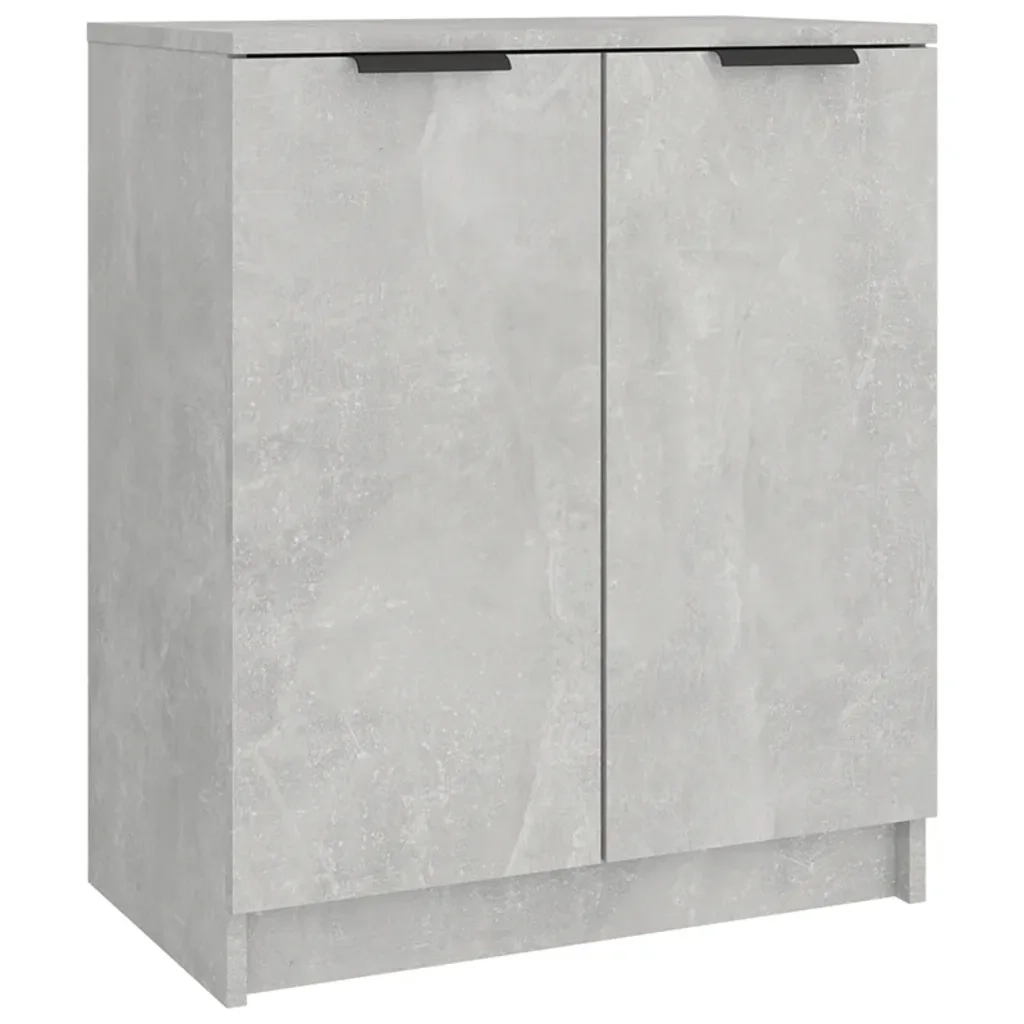 Scarpiera Grigio Cemento 59x35x70 cm in Legno Multistrato 811425