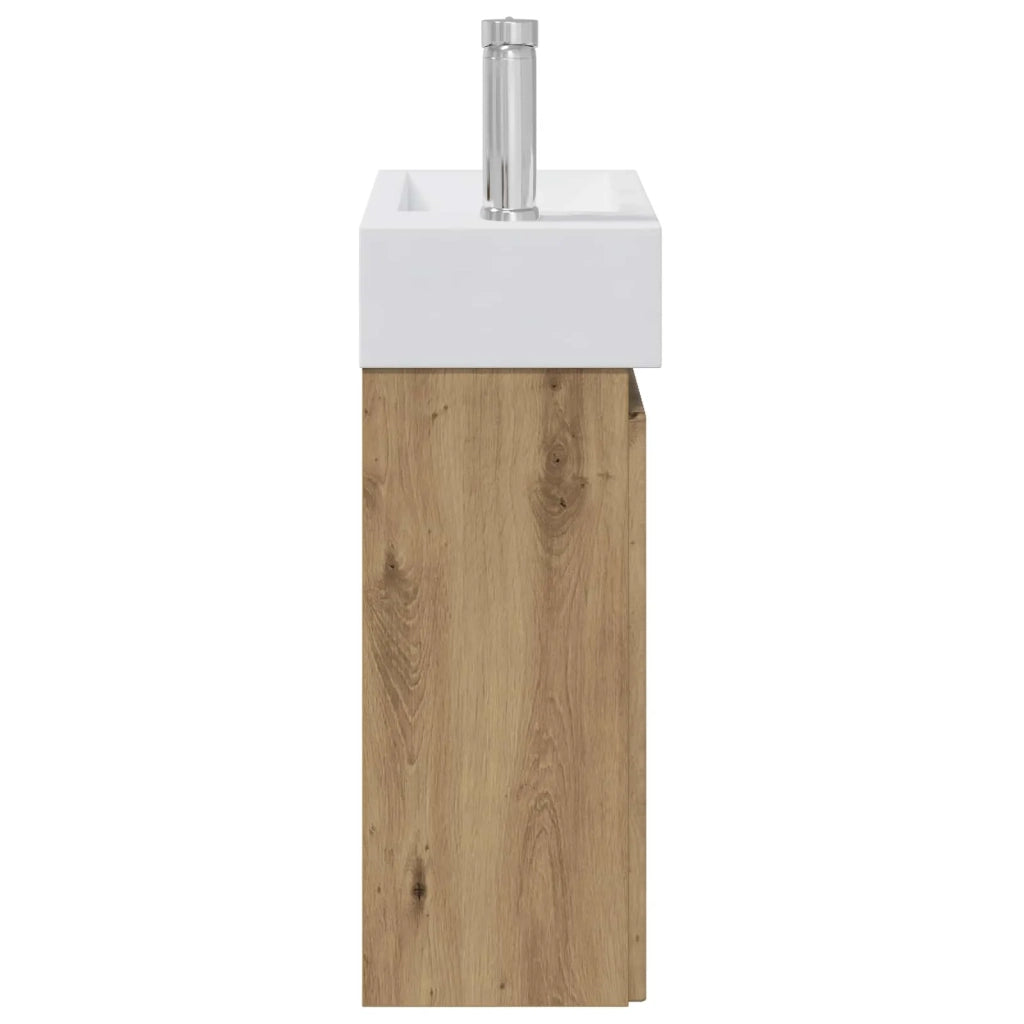 Mobile bagno con rubinetto Rovere Artigianale 889490
