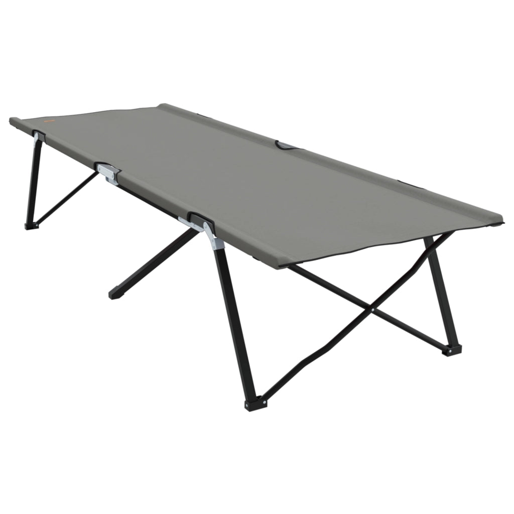 Letti da Sole Pieghevoli con Borse 2 pz Grigio Tessuto Oxford 600D