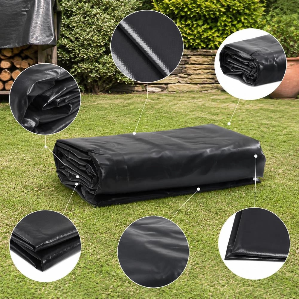 Tarpaulin, Anthracite, 3x6 M, 650 G/square Meter
