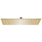 Soffione doccia a pioggia in acciaio inox 40 x 40 cm quadrato finitura oro 02_0002093