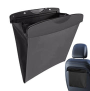 Contenitore di scarto per l'auto, contenitore di rifiuti per l'auto, contenitore da appendere per la zona posteriore del sedile, accessori multifunzionali per l'abitacolo dell'auto.