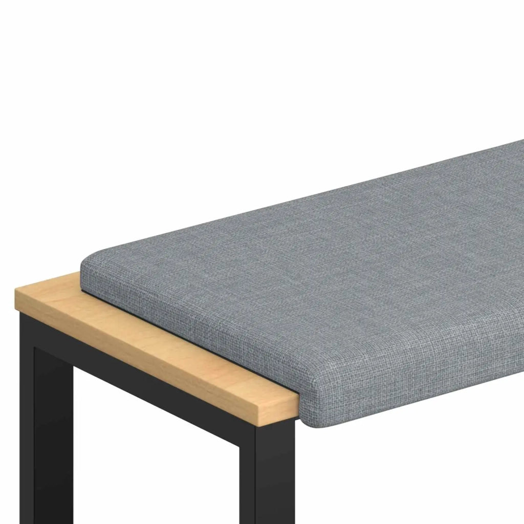 Cuscino per panchina Tessuto Grigio Chiaro Profondità 35 cm 42043162