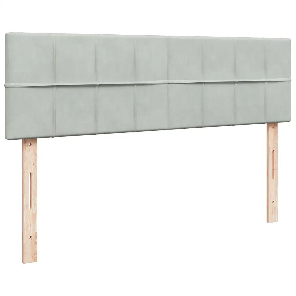 Struttura Letto Pouf con Materasso 140x200 cm in Velluto