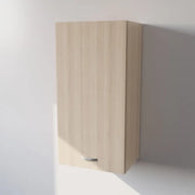 Pensile Cucina  in Legno Nobilitato Rovere Mobile Alto con 1 Anta, Pensile Componibile Moderno Made in Italy (H90XL45XP33cm)