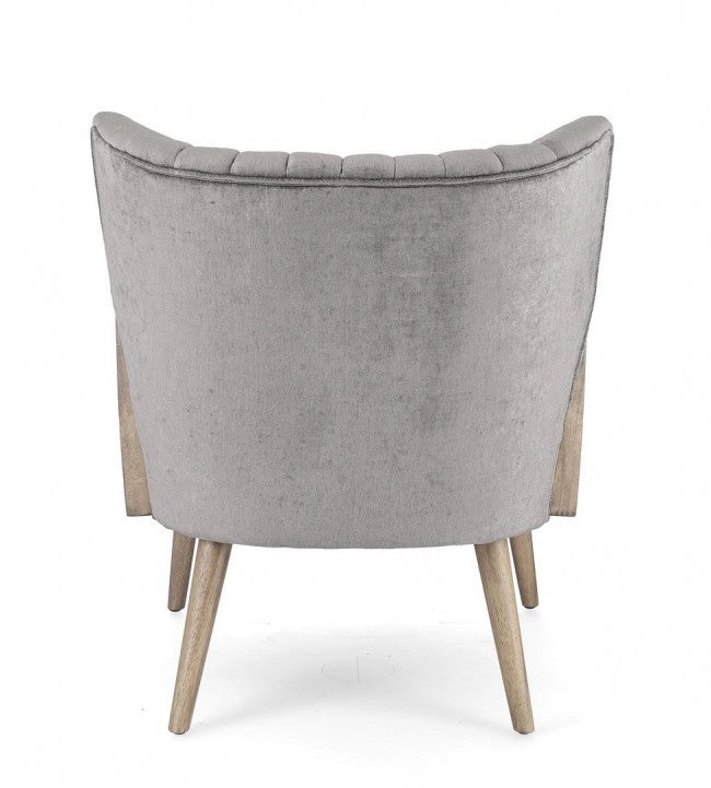 Poltrona 64x71x79h cm Virna Silver