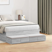 Cassetti per letto Grigio Sonoma 120 x 36,5 x 16,5 cm 866944