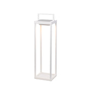 Zafferano - Lanterna Home solar 2 a led 56,4cm - Lampada da parete e da tavolo 2W con batteria e sensore crepuscolare - Bianca