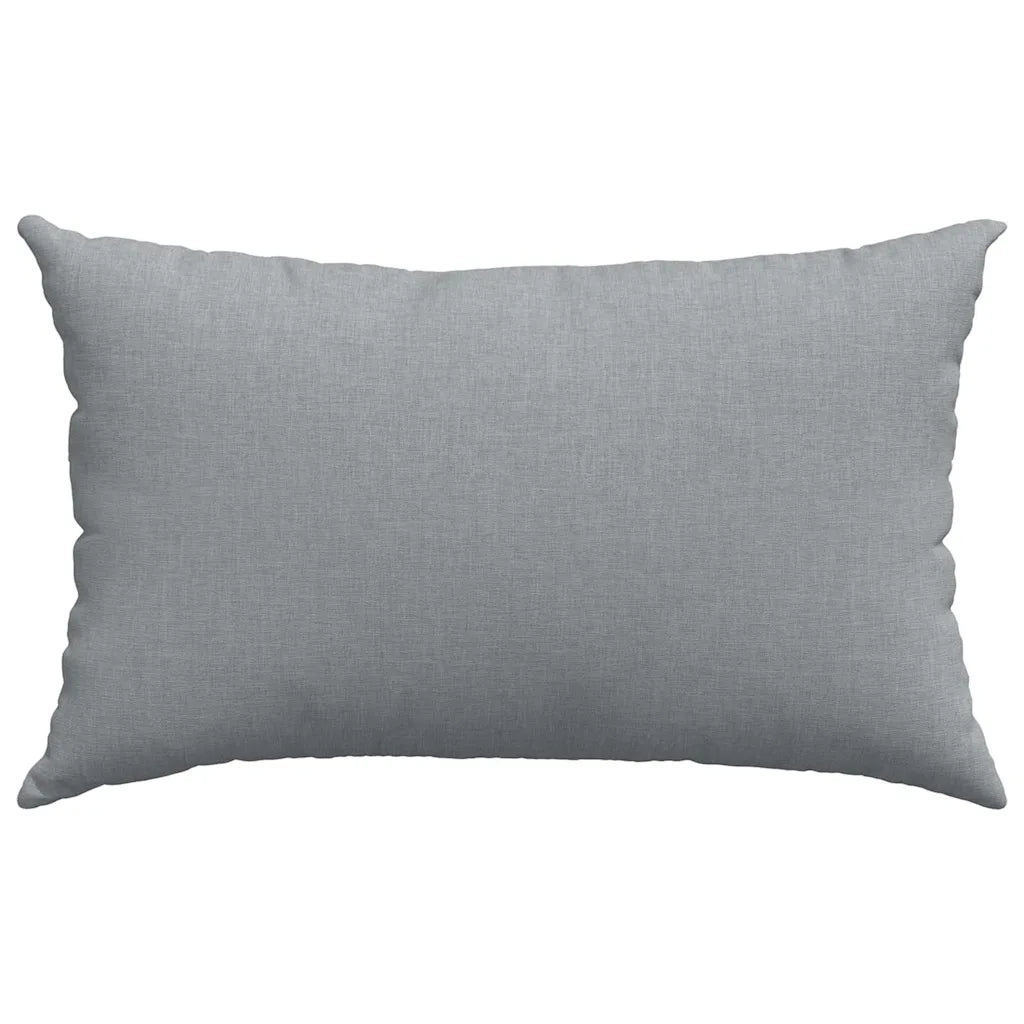 Cuscini da Divano 2 pz | Cuscini per sedie Grigio chiaro 50 x 30 cm Tessuto