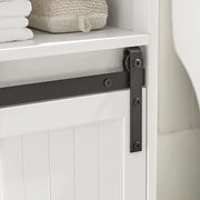 Cassettone per bagno con porta scorrevole