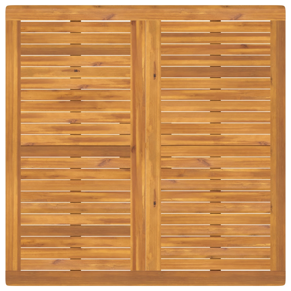 Set da pranzo da giardino  3 pezzi in legno massello di acacia