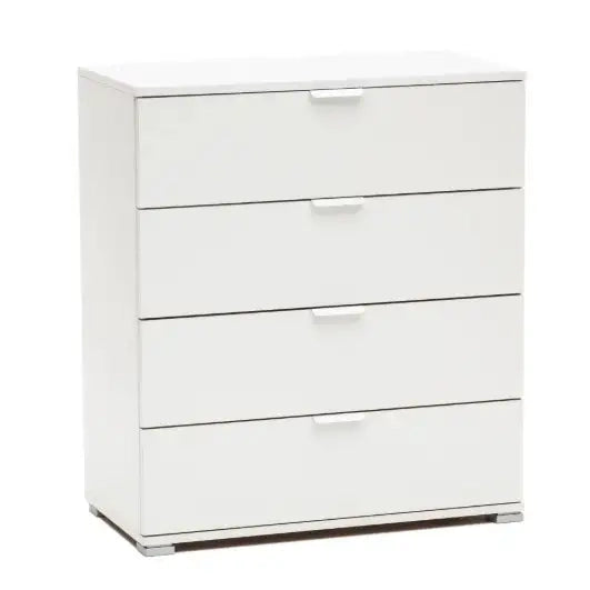 Cassettiera 4 cassetti bianco già montato L75 H85 P38