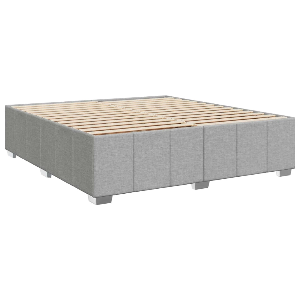 Letto box spring con materasso Grigio Chiaro 180 x 200 cm 3454204