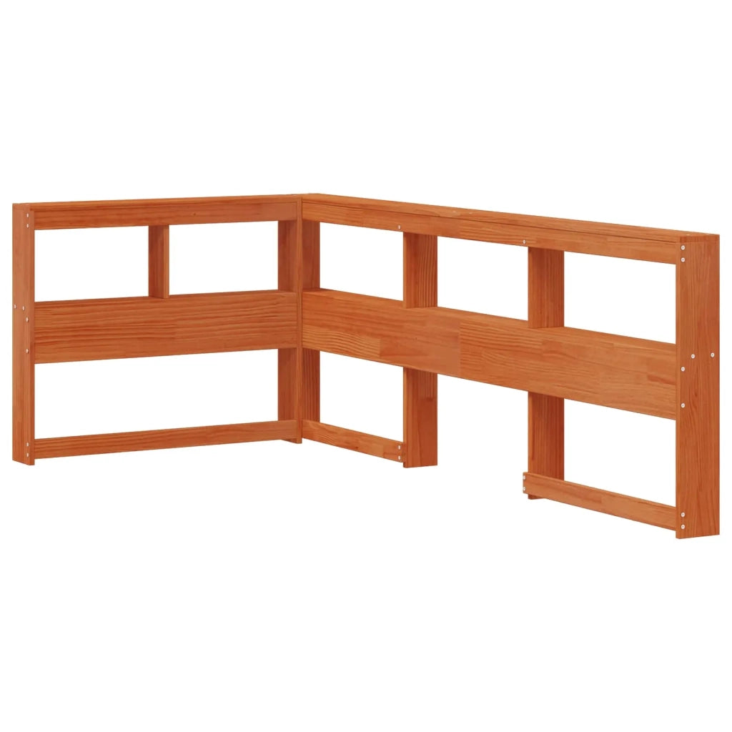 Letto Libreria con testiera Legno di Pino Massello 3423792