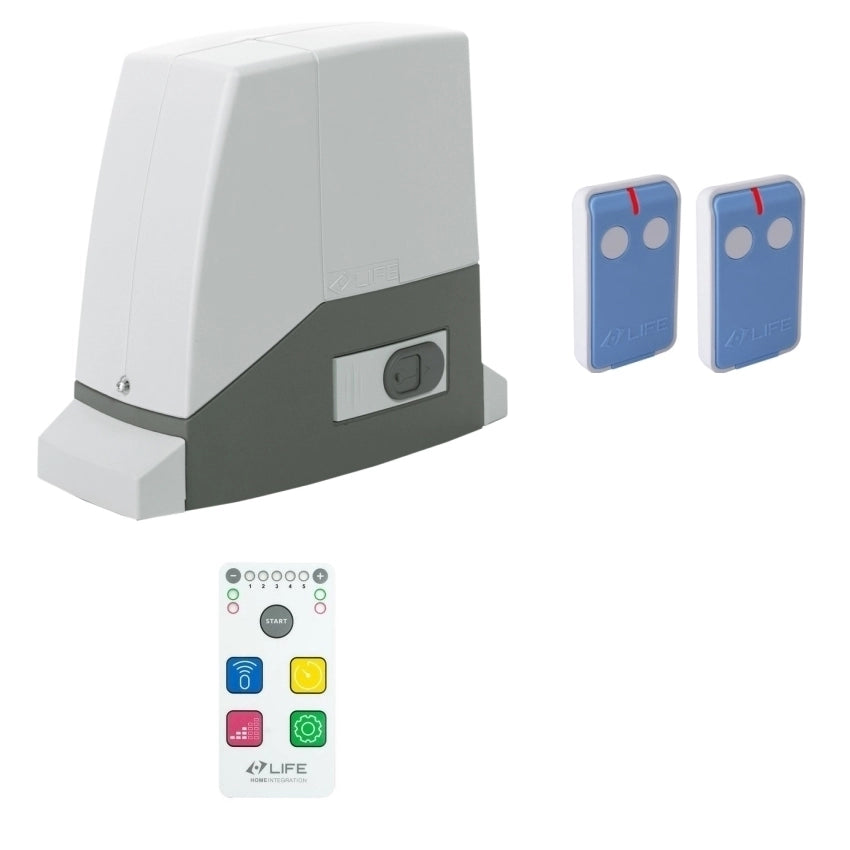 KIT PER CANCELLO SCORREVOLE LIFE SETUP AC6R DL EASY 1KE0080000 AUTOMAZIONE NUOVO