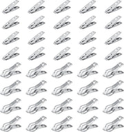 40 pezzi di clip per asciugare, clip per asciugare, piccole, design a forma di cuore, clip per asciugare per lenzuola da spiaggia, clip per asciugare impermeabili all'aria per calze, asciugamani, abbigliamento