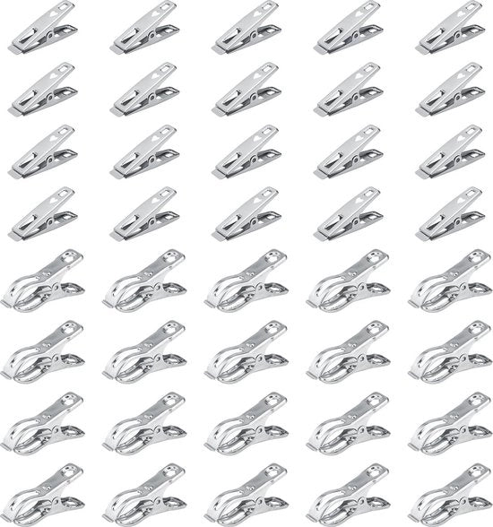 40 pezzi di clip per asciugare, clip per asciugare, piccole, design a forma di cuore, clip per asciugare per lenzuola da spiaggia, clip per asciugare impermeabili all'aria per calze, asciugamani, abbigliamento